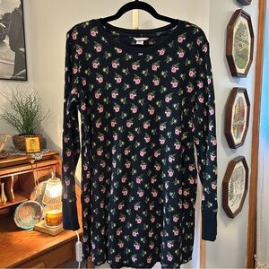 Victoria's Secret Black Floral Top